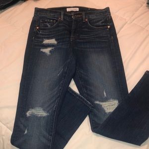 Never Worn Loft skinny distressed Jeans